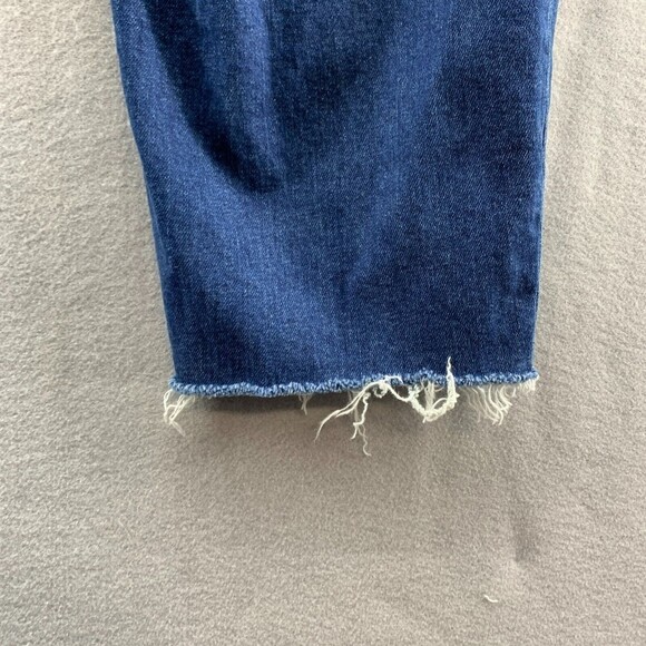 Old Navy Button Fly High Rise Curvy O.G. Straight Jeans Plus Size 22 Raw Hem - Picture 7 of 12